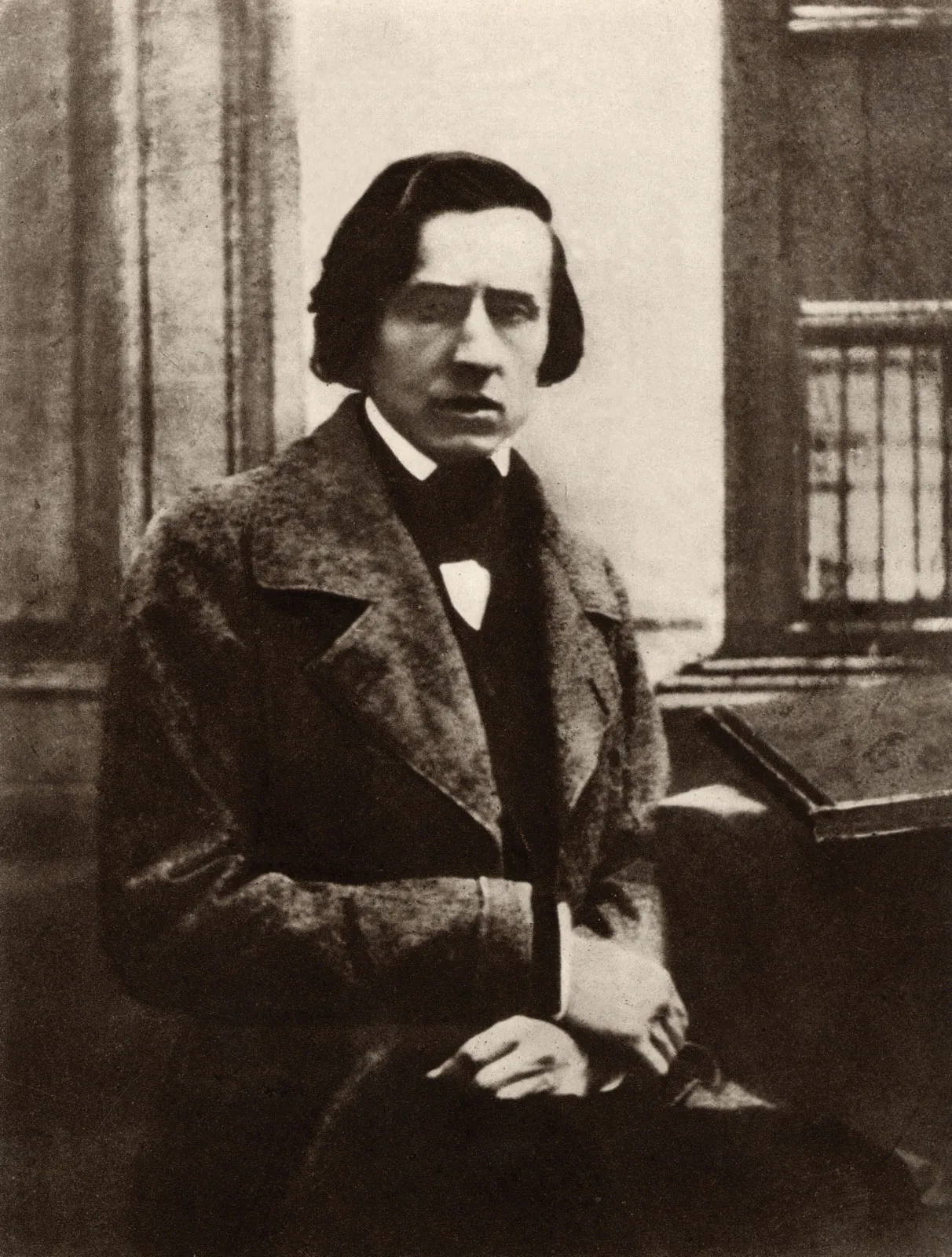 One of two photographs ever taken of Chopin